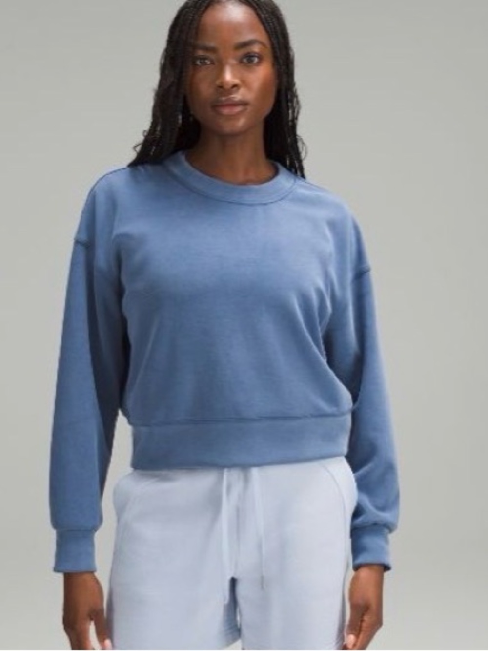 Lululemon softstreme blue crewneck